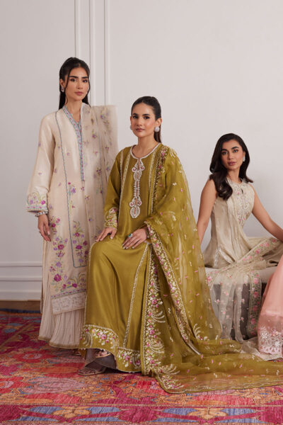 Lexie Ivory Shirt And Dupatta - Image 9