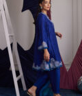 Aliza Azure Shirt And Dupatta - Image 6