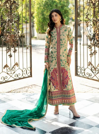 Jade Paradise Kashmiri Embroidery - Image 5