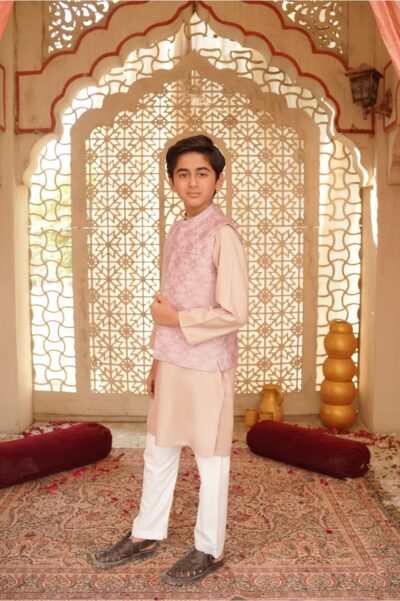 Pink waistcoat set (PJWEID25) - Image 4
