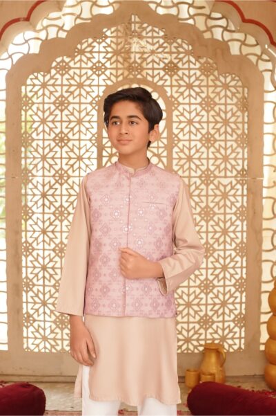 Pink waistcoat set (PJWEID25) - Image 3