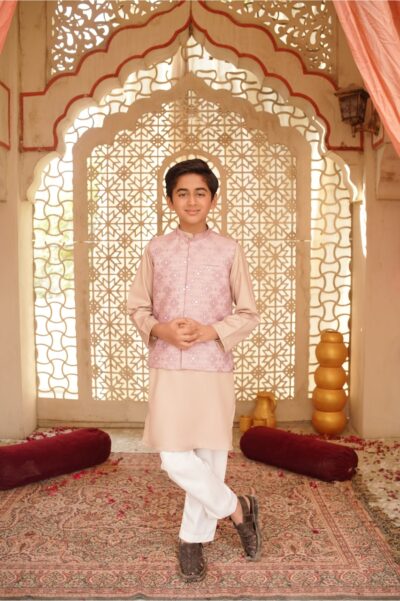 Pink waistcoat set (PJWEID25)