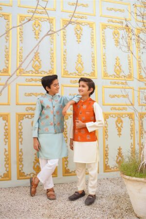 Blue waistcoat set (BWEID25)