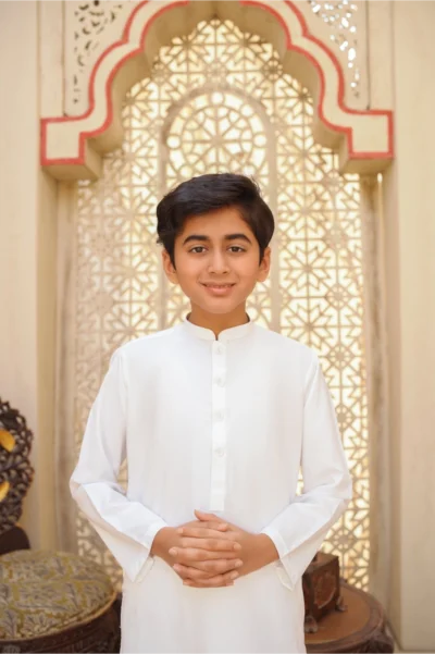 White Kurta Pajama - Image 2