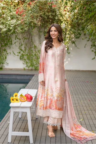 Oriental Peach - Shirt and Trousers