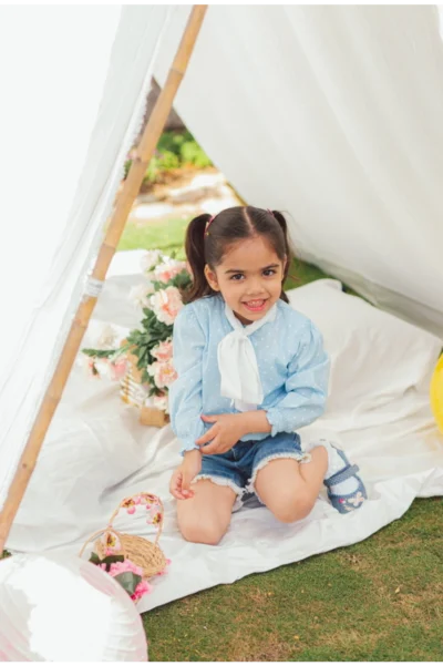 Blue Summery Blouse - Image 4
