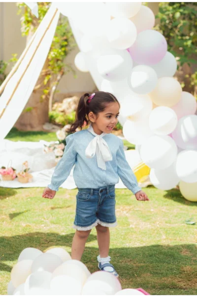 Blue Summery Blouse - Image 3