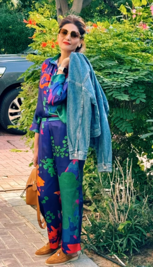 Blues Co Ord Set Long Sleeved
