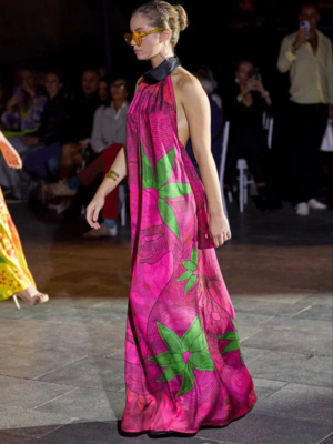 Anita Pink Halter Dress