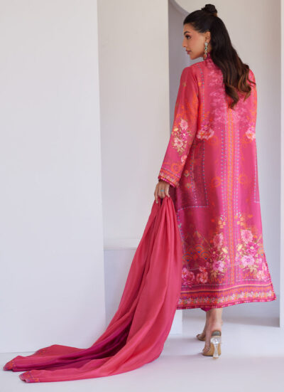 Alira Crimson Shirt And Dupatta - Image 7