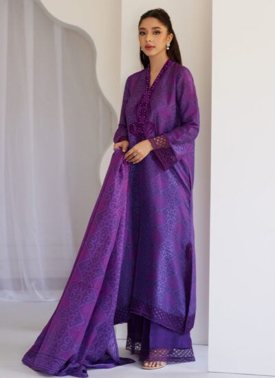Amity Purple Shirt And Dupatta - Image 5