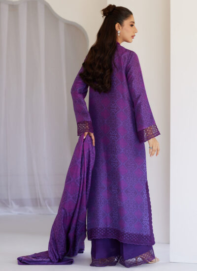 Amity Purple Shirt And Dupatta - Image 4
