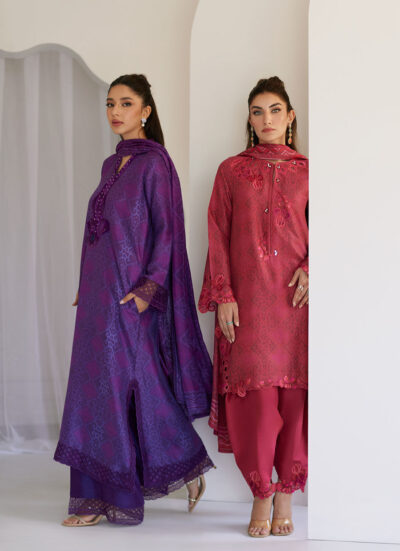 Amity Purple Shirt And Dupatta - Image 8