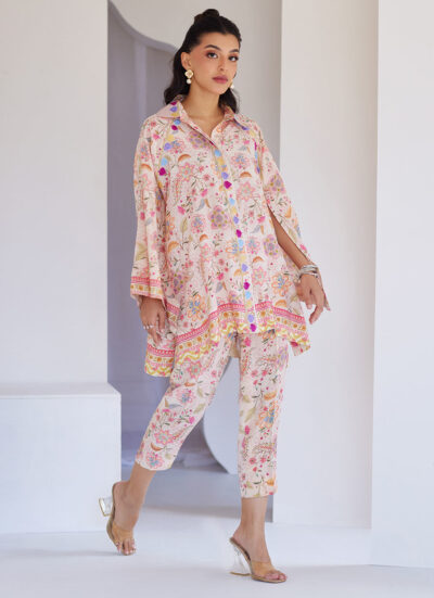 Azizam Blush Pink Shirt - Image 7