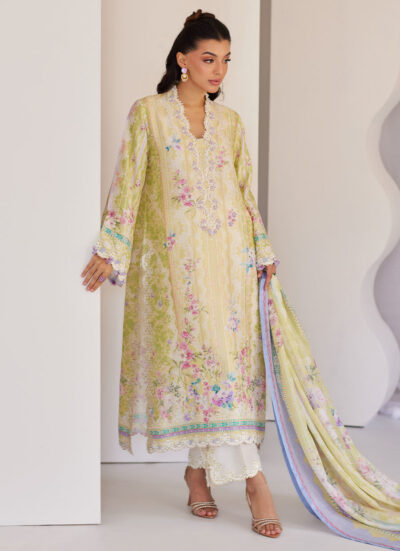 Elowyn Kiwi Shirt And Dupatta - Image 4