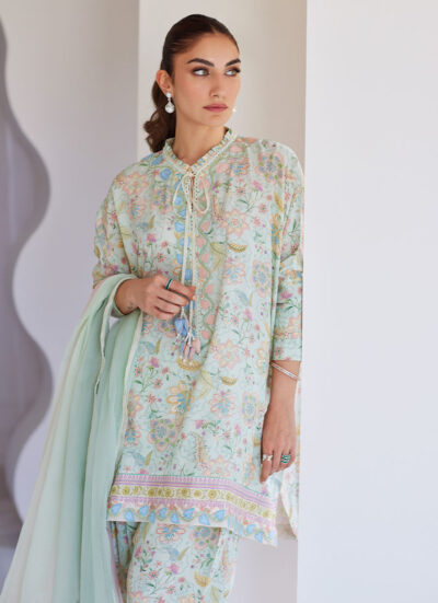 Cira Pale Aqua Shirt - Image 2
