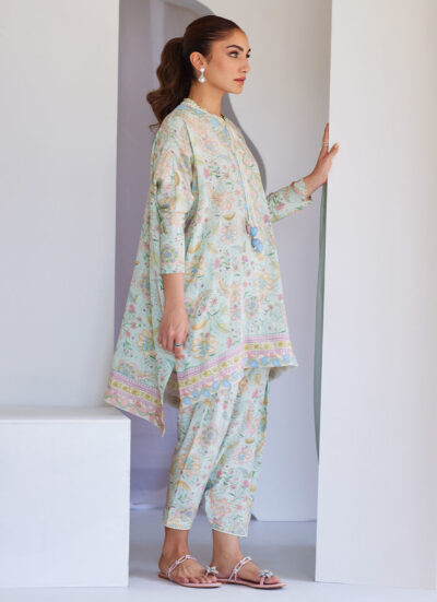 Cira Pale Aqua Shirt - Image 4