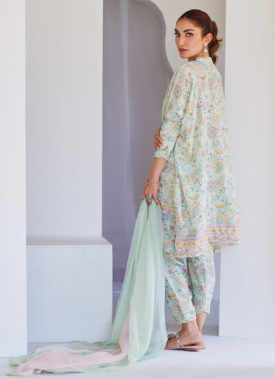 Cira Pale Aqua Shirt - Image 3