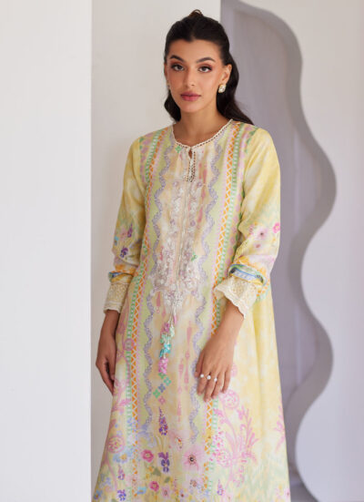 Cali Raw Silk Kaftan - Image 4