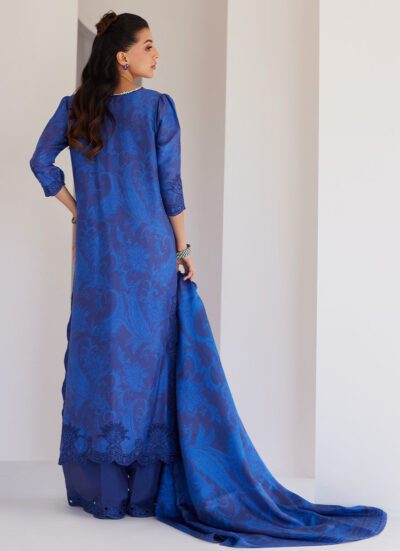 Azura Blue Shirt And Dupatta - Image 9