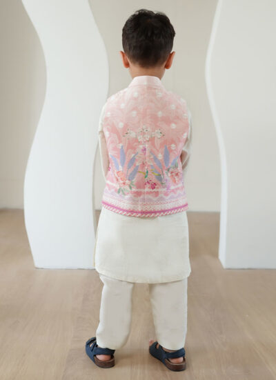 Oddie Pink Mini Waistcoat - Image 2