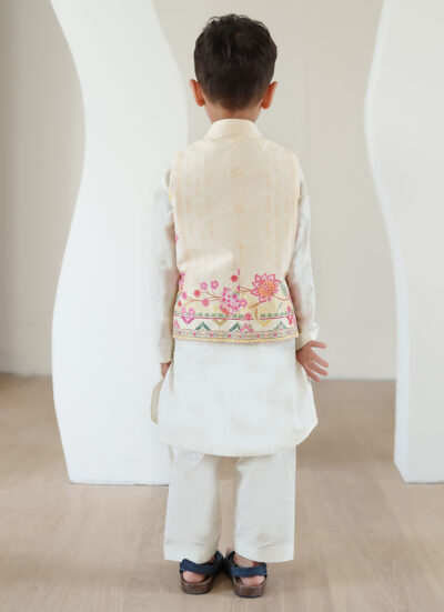 Faye Ivory Mini Waistcoat - Image 2