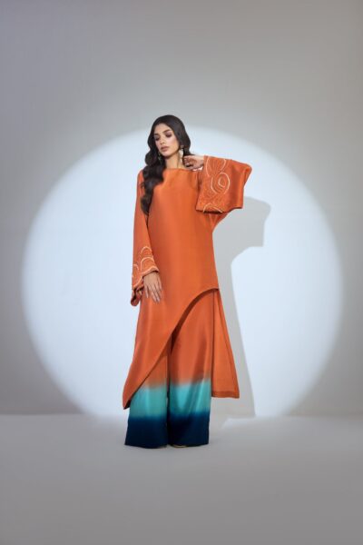 Sun-Kissed Orange Silk - Image 3