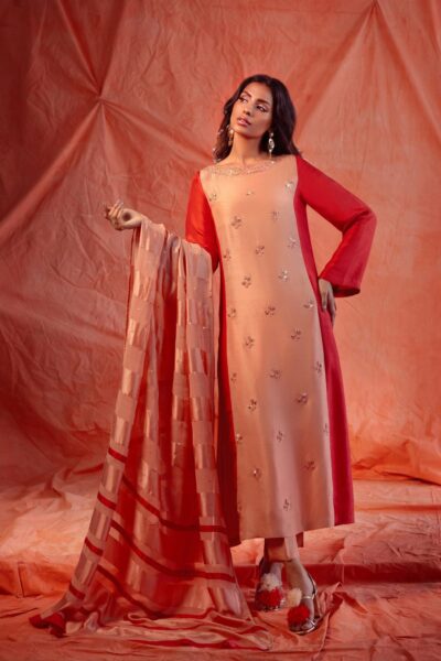 Coral Charm Rawsilk - Image 2
