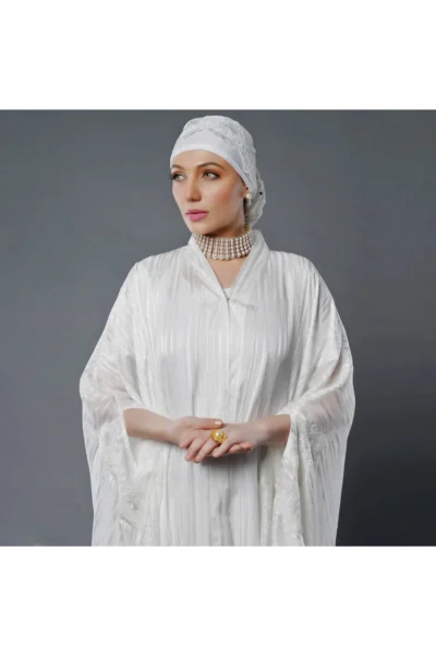 Parisa White Abaya - Image 5