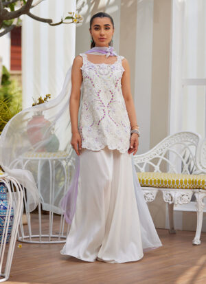Amora Ivory Shirt and Dupatta