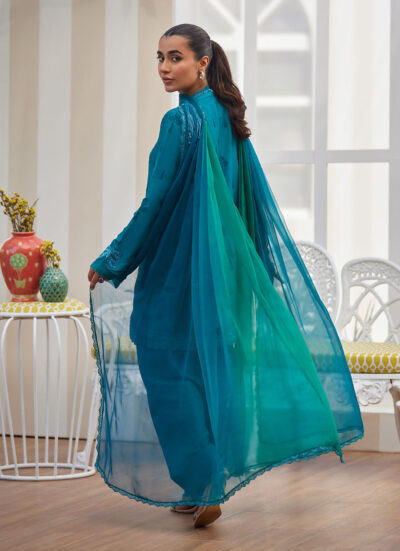 Maella Emerald Shirt and Dupatta - Image 2