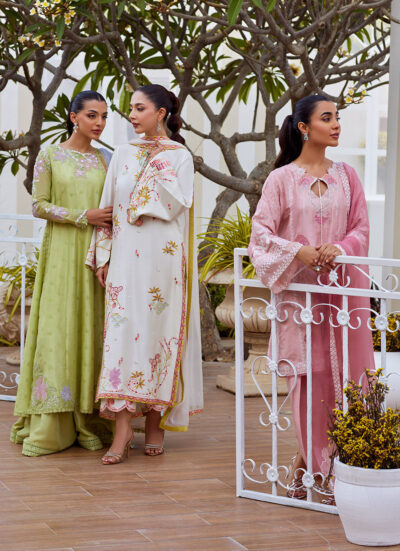 Mireza Ivory Shirt and Dupatta - Image 7