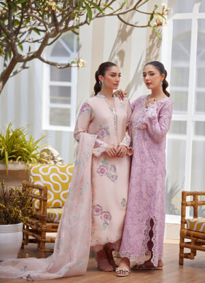 Vera Pink Shirt and Dupatta