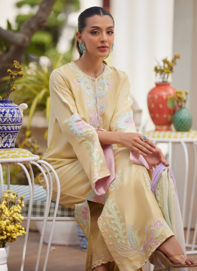Vaya Lemon Shirt and Dupatta - Image 8