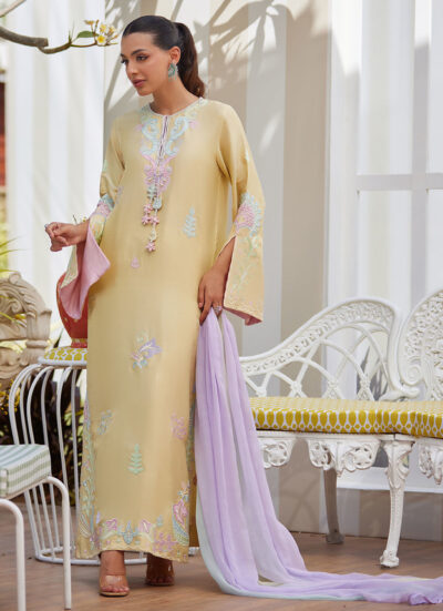 Vaya Lemon Shirt and Dupatta - Image 7