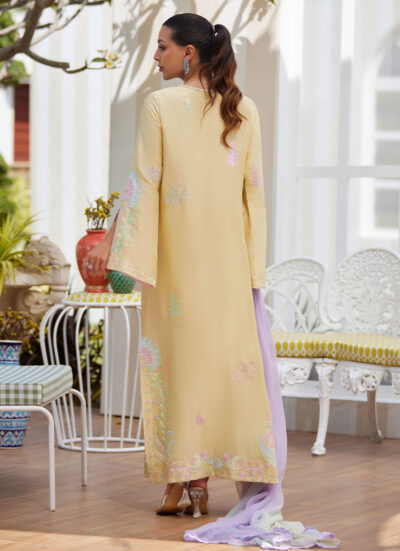 Vaya Lemon Shirt and Dupatta - Image 3