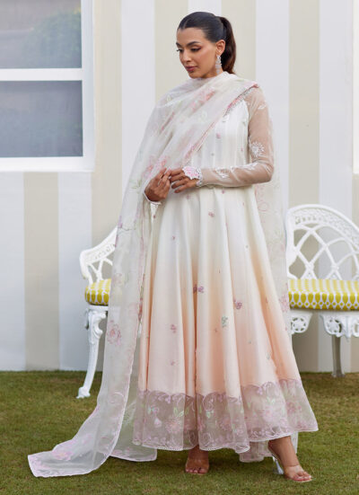 Amaris Ombre Kalidaar and Dupatta - Image 7
