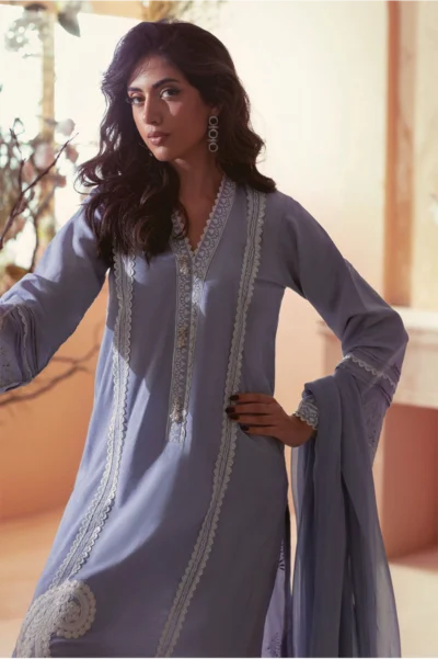Cyrene (Shirt, Pants & Dupatta) - Image 4