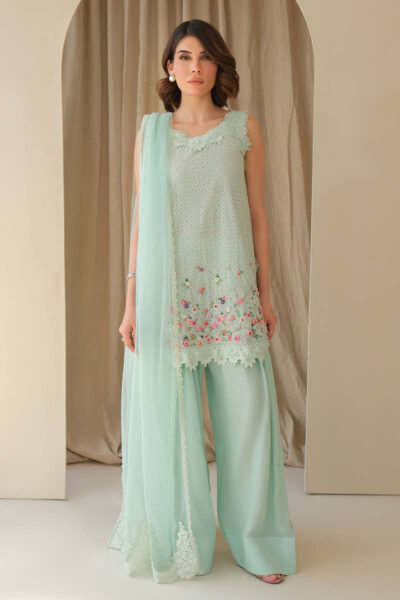 Aqua June with Dupatta and Shalwar