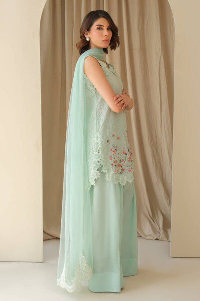 Aqua June with Dupatta and Shalwar - Image 5