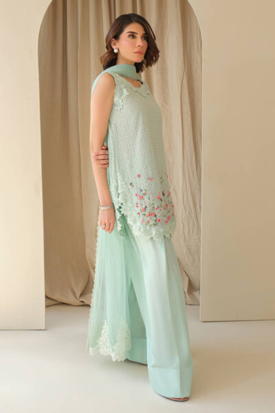 Aqua June with Dupatta and Shalwar - Image 6