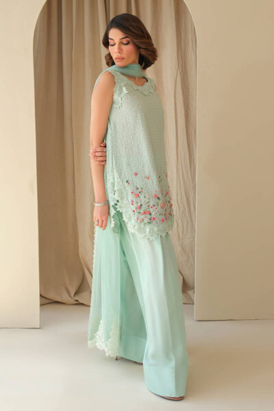 Aqua June with Dupatta and Shalwar - Image 7
