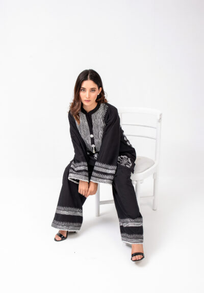 Mira Ink Block Shirt & Shalwar - Image 9