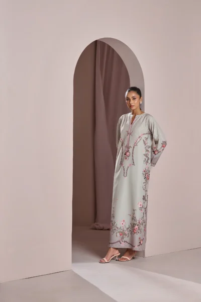 Victorian Rose Kaftan-A | 2-Piece - Image 2