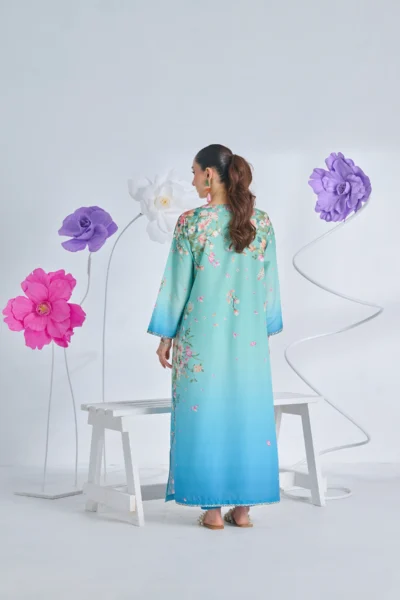 Bloom Ombre Kaftan | 2-Piece - Image 5