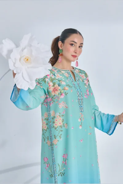 Bloom Ombre Kaftan | 2-Piece - Image 6