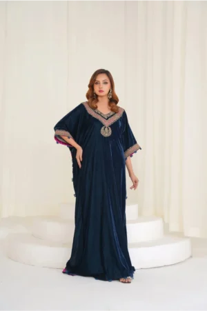 Dori Work Kaftan (Teal)