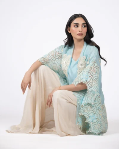 ManElle Cape-Aqua - Image 2