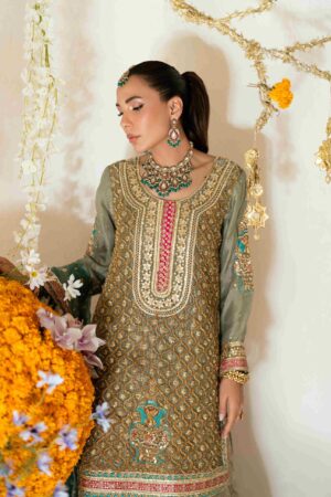 Zoya Sea Green Kurta Set