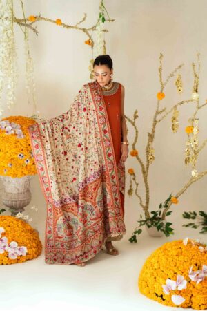 Rina Rust Two-Piece Set